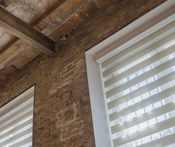 Blue Coast - zebra shades